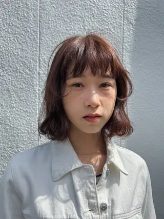 ショート カラー Mori Aimiのヘアスタイル