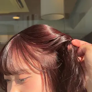 カラー HANA所属・林 小桃のヘアスタイル