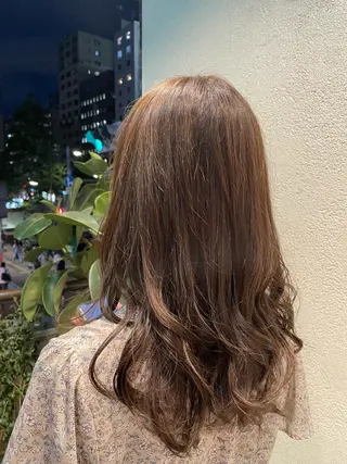 ロング カラー レイヤー♡ 石川優奈のヘアスタイル