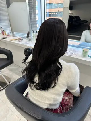 セミロング カラー 🐺韓国風メンズ特化 あさひ🐺のヘアスタイル
