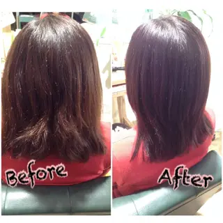 ミディアム 高橋 葵のヘアスタイル