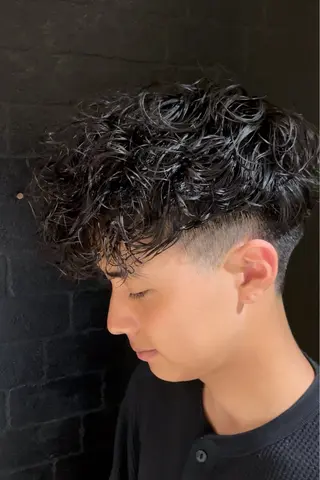 パーマ RISE 長谷川太尊のヘアスタイル