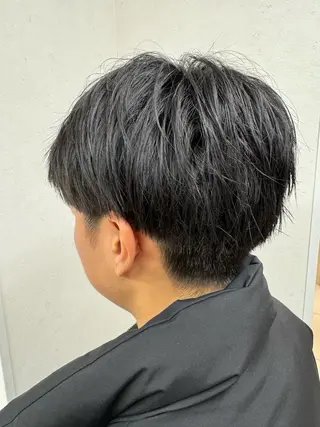ショート メンズ パーマ/ハイトーン /吉田眞のヘアスタイル
