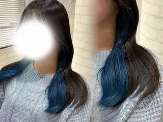 ロング カラー shiori/透明感 /顔周り/髪質改善のヘアスタイル