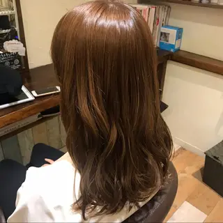 ロング カラー chakura めいのヘアスタイル