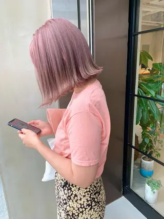 ショート カラー yuga/ パーマのヘアスタイル