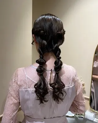 ロング ヘアアレンジ 🫧tomoka 透明感カラー🫧のヘアスタイル