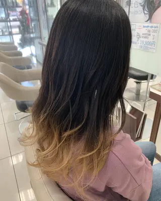 ロング カラー miiro 長津田 髪質改善 フジムラのヘアスタイル
