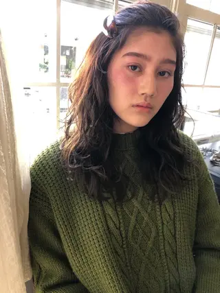 ロング ヘアアレンジ eri kinjoのヘアスタイル