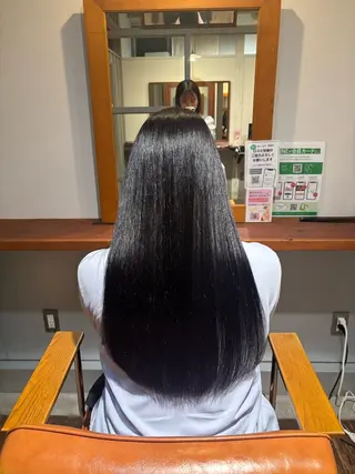 ロング ななか/東海市/ブリ ーチ/カットモデル/のヘアスタイル