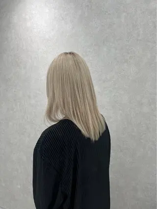 ロング かがみ/メンテナンス カット無料のヘアスタイル