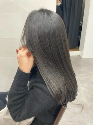 ロング 京谷 日向のヘアスタイル