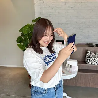 ミディアム vale 🤍akane🤍のヘアスタイル