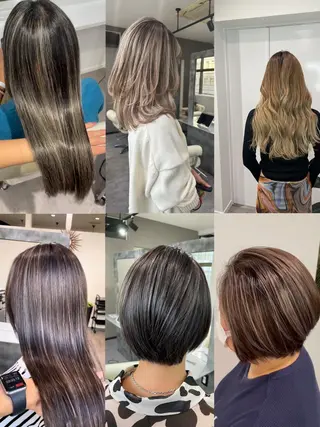 セミロング Merlyosaka 早川未来のヘアスタイル