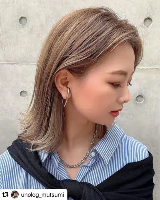 ショート カラー box mico. mutsumiのヘアスタイル