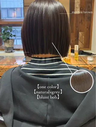 ミディアム カラー ⌇🌹透明感カラー 🌹ᴍᴇɢᴜᴍɪ ⌇のヘアスタイル