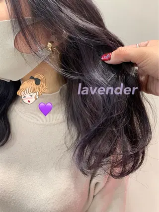 セミロング カラー 新宿駅近♡個室 ♡関口三都季🌜のヘアスタイル