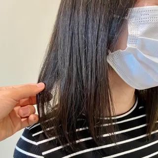 ミディアム カラー 髪質改善・縮毛・ 艶髪カラー　Maruのヘアスタイル