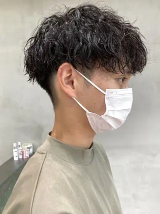 ショート パーマ メンズ SENTA✨メンズ パーマ✨fifth栄のヘアスタイル