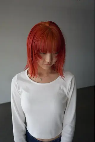 ミディアム カラー 産休中です 艶カラー♡オカのヘアスタイル