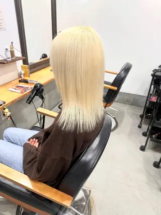 ミディアム 💖艶・ブリーチ 透明感miyu💖のヘアスタイル
