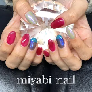 ネイル miyabi nail 桂川駅近くのネイルデザイン