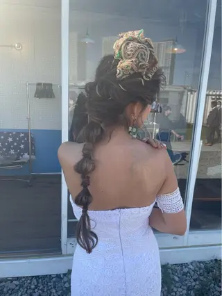 ヘアアレンジ BEAUTECONCIER柏所属・トレンドパーマ 加藤菜月のヘアスタイル