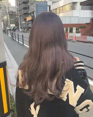 ロング カラー ヘアアレンジ 髪質改善/艶髪/矯正 ヘアアレンジ/西梅田のヘアスタイル