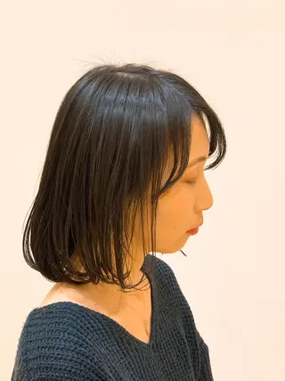 ミディアム 鳥越 優志のヘアスタイル