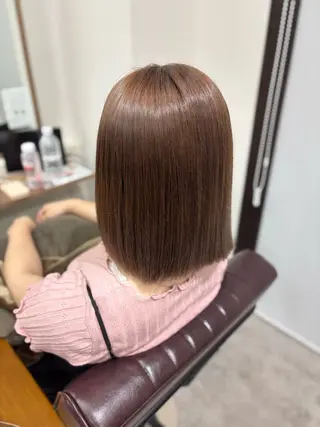 ミディアム カラー 髪質改善美容室Flat.千葉所属・高橋 心のヘアスタイル