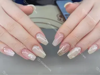 ネイル 神田 ココナッツのネイルデザイン