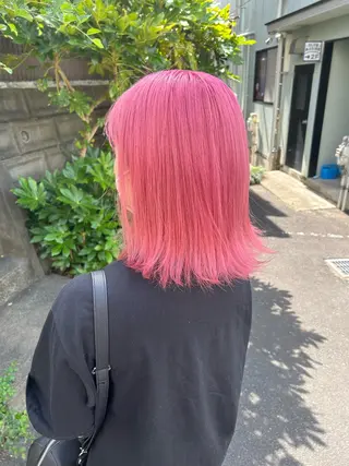 カラー ダブルスキルエクステ /羽エクステ白石宇由のヘアスタイル