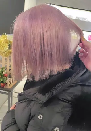 カラー 赤みゼロカラー 藤並純のヘアスタイル