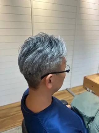 メンズ ブリーチカラー/ 透明感/aika¨̮のヘアスタイル