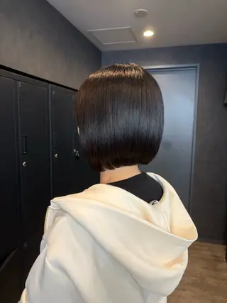 ショート 似合わせレイヤー🌟 巻ける縮毛矯正みつきのヘアスタイル