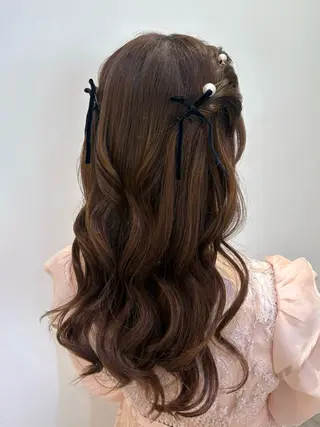 ロング りん/暖色/レイヤー /エクステ/アレンジのヘアスタイル