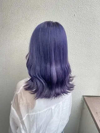 ミディアム カラー エフェクトブリーチ 🌟前澤啓太朗のヘアスタイル
