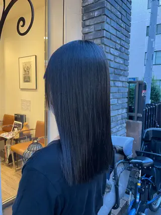 セミロング パーマ CRESCENDO 本杉春菜のヘアスタイル