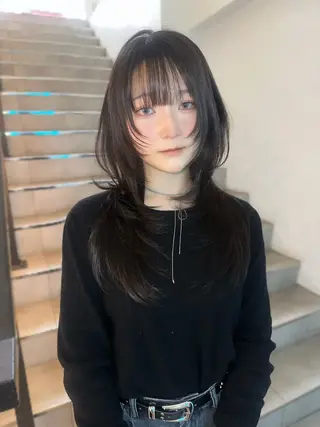 ロング 韓国ヘアメンズ・レデ ィース特化ミクのヘアスタイル