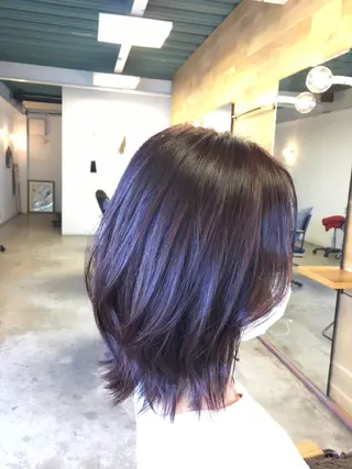 ミディアム 畑村 まゆみのヘアスタイル