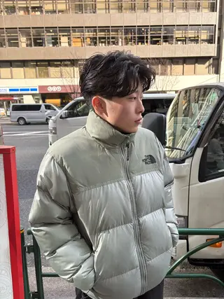 ショート パーマ メンズ 💈メンズ短髪特化 ✂︎伊藤大輝💈のヘアスタイル