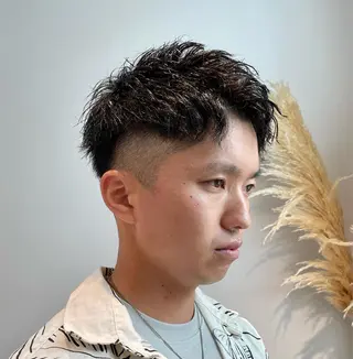 パーマ メンズ メンズ指名no'1 佐藤　亘のヘアスタイル