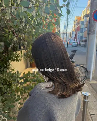 ミディアム カラー 韓国・ナチュラル特化 naoki.のヘアスタイル