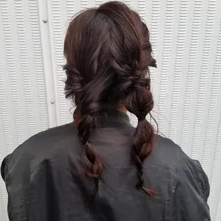 ヘアアレンジ 🙃 透明感カラー/ボブのヘアスタイル