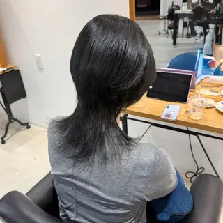 ミディアム 透明感カラー🫧×癒 しスパ鈴木思音のヘアスタイル