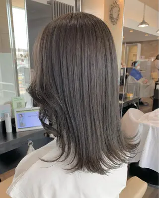 ミディアム カラー 【艶カラー】 STYLE 和泉俊希のヘアスタイル