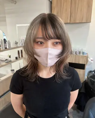 ミディアム 【抜け感ヘア🌿】 natuna.のヘアスタイル