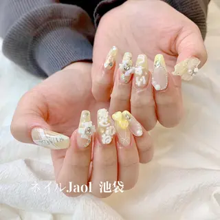 セミロング ネイルJaol 池袋のネイルデザイン