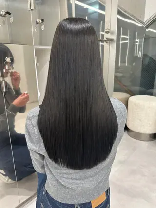 ロング カラー パーマ 髪質改善特化【荻窪】 RYOTOのヘアスタイル