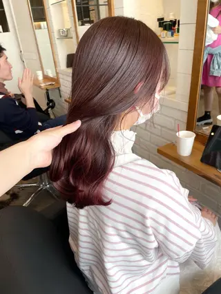 ロング ✨透明感ケアカラー✨ 長野ゆきなのヘアスタイル